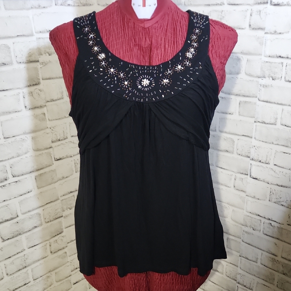 Cable & Gauge Black Dressy Tank